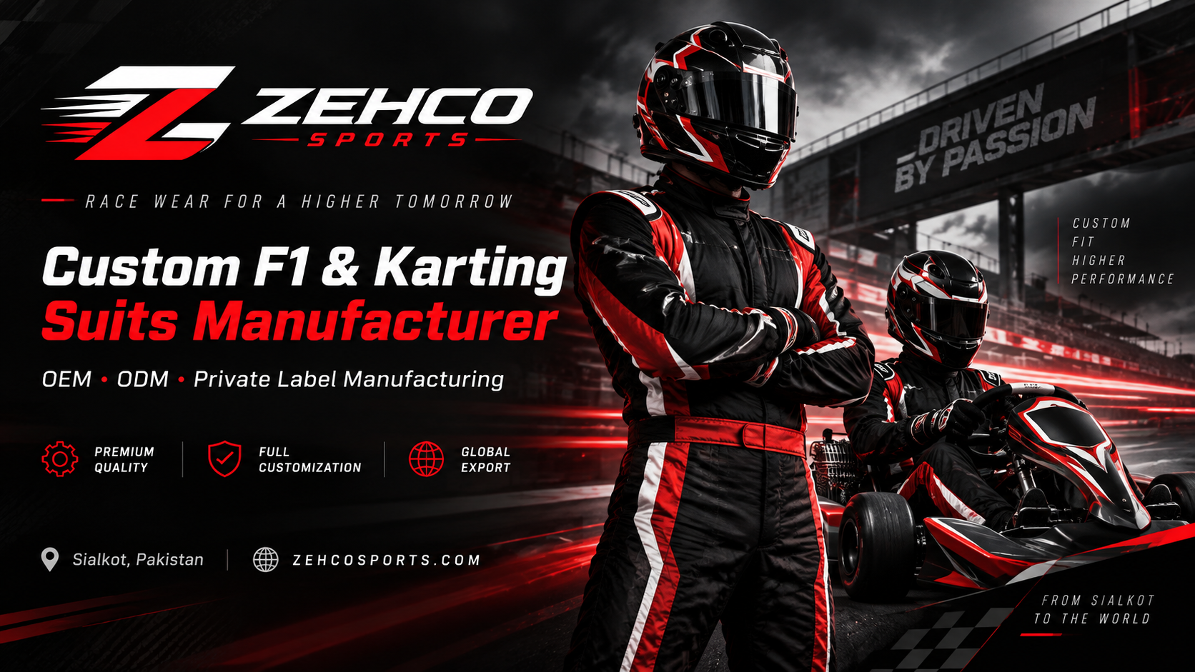 Fabricante de Macacões Personalizados de F1 e Kart: Guia OEM e Private Label