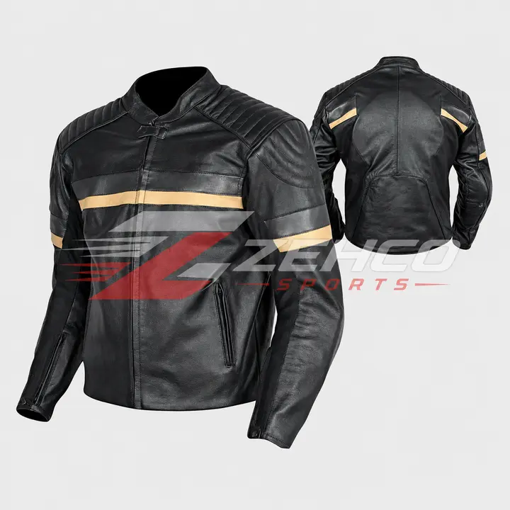 Custom motorcycle leather jacket manufacturer 1