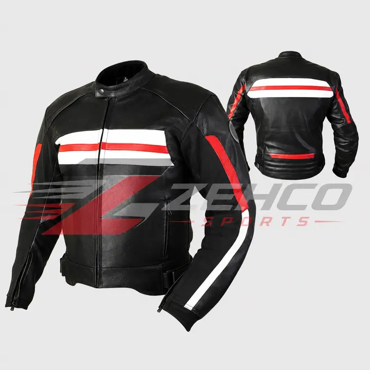 Custom motorcycle leather jacket manufacturer 11